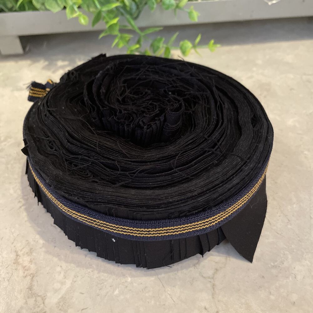 Jelly Roll Fabric for Quilting Crafting Sewing 40 PCs Precut 1 3/8 Strips Black